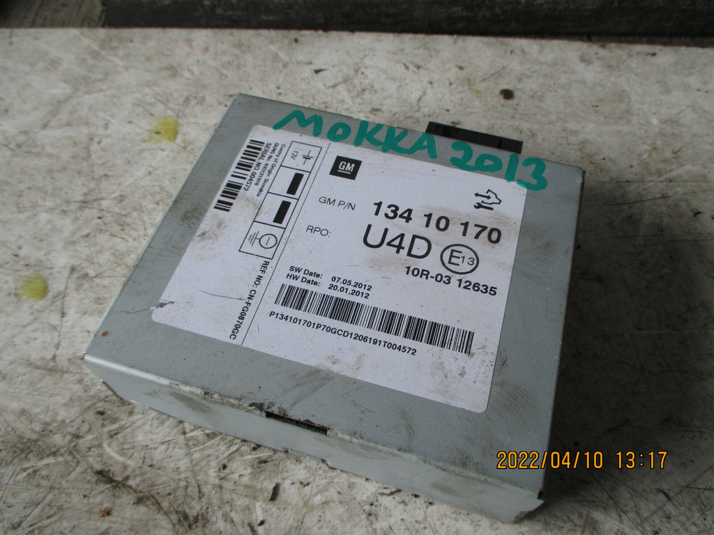 VAUXHALL MOKKA 2013 RADIO RECEIVER MODULE 13410170