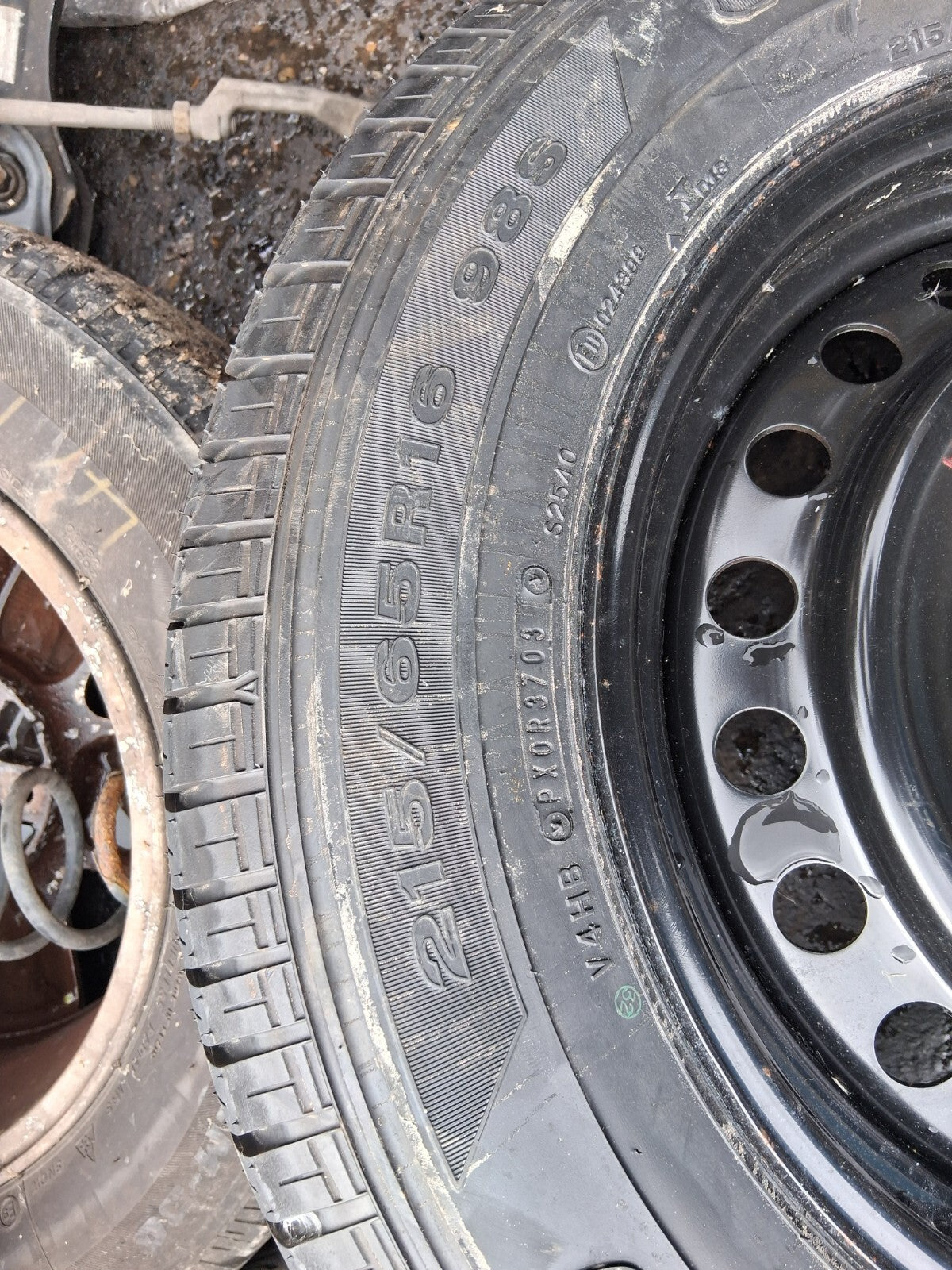 2007 NISSAN X TRAIL MK1 16 INCH STEEL WHEEL WITH TYRE 215/65R16