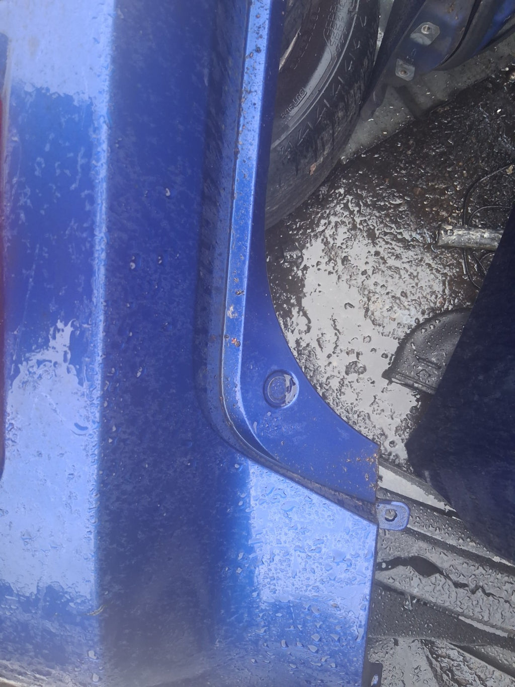 2008 MAZDA 3 BL TAKARA COMPLETE REAR BUMPER BLUE