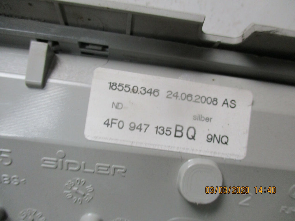 AUDI A6 C6 2008 INTERIOR ROOF MAP READING LIGHT 4F0947135