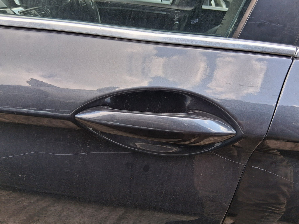 2012 BMW 5 SERIES F10 NSF PASSENGER SIDE FRONT LEFT EXTERIOR DOOR HANDLE GREY