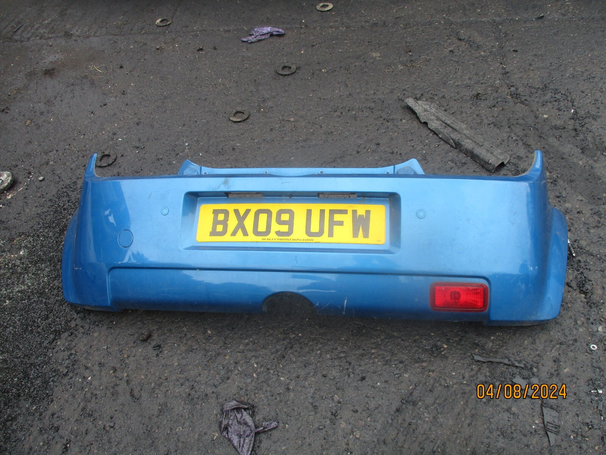 PROTON SAVVY 2009 REAR COMPLETE BUMPER FOG LIGHT BLUE