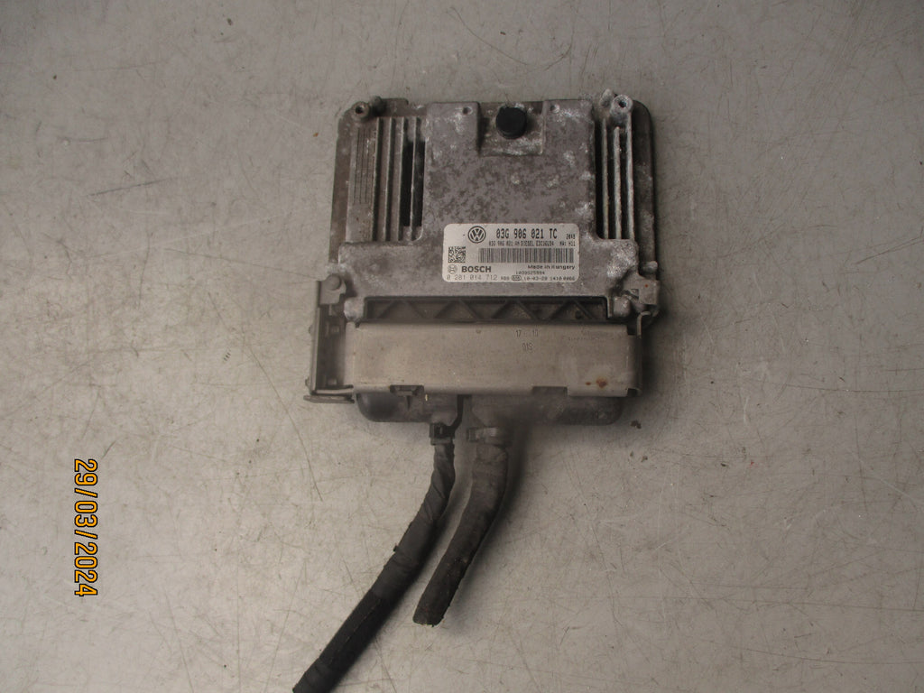 2010 SKODA OCTAVIA MK2 2.0 DIESEL ENGINE CONTROL UNIT MODULE 03G906021TC