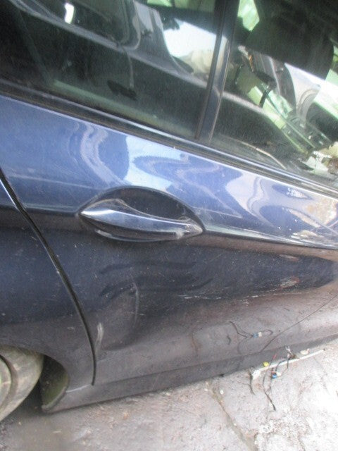 2012 BMW 5 SERIES F10 OSR DRIVER SIDE REAR BARE DOOR IMPERIAL BLUE A89