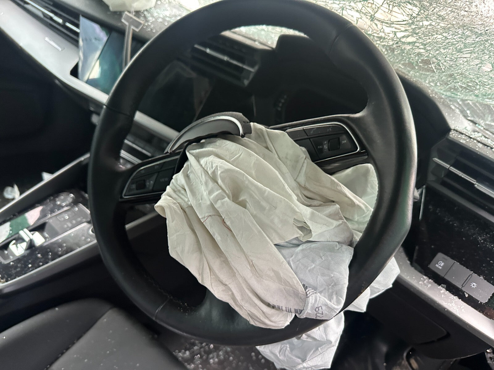 2021 AUDI A3 8Y MULTI FUNCTION STEERING WHEEL PADDLE SHIFT
