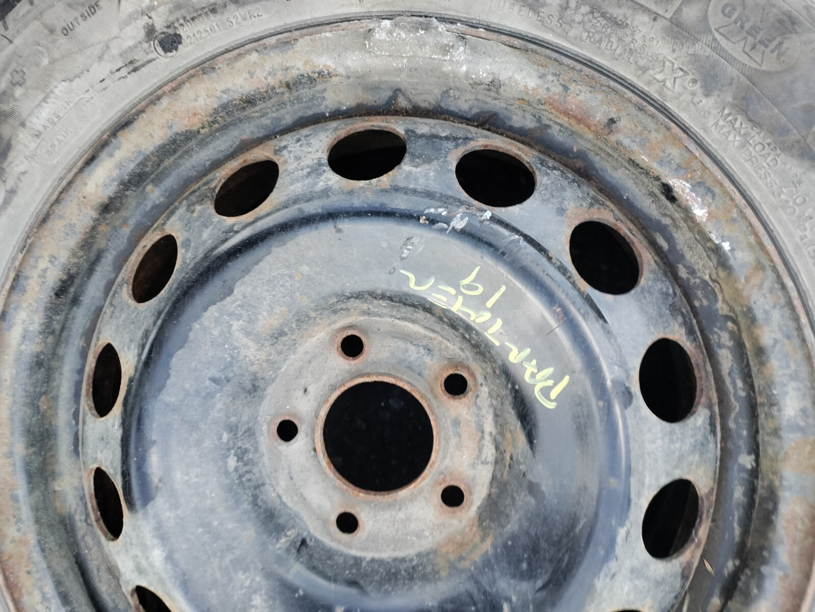 2019 PEUGEOT PARTNER MK3 STEEL WHEEL WITH 16 INCH TYRE 20560R16