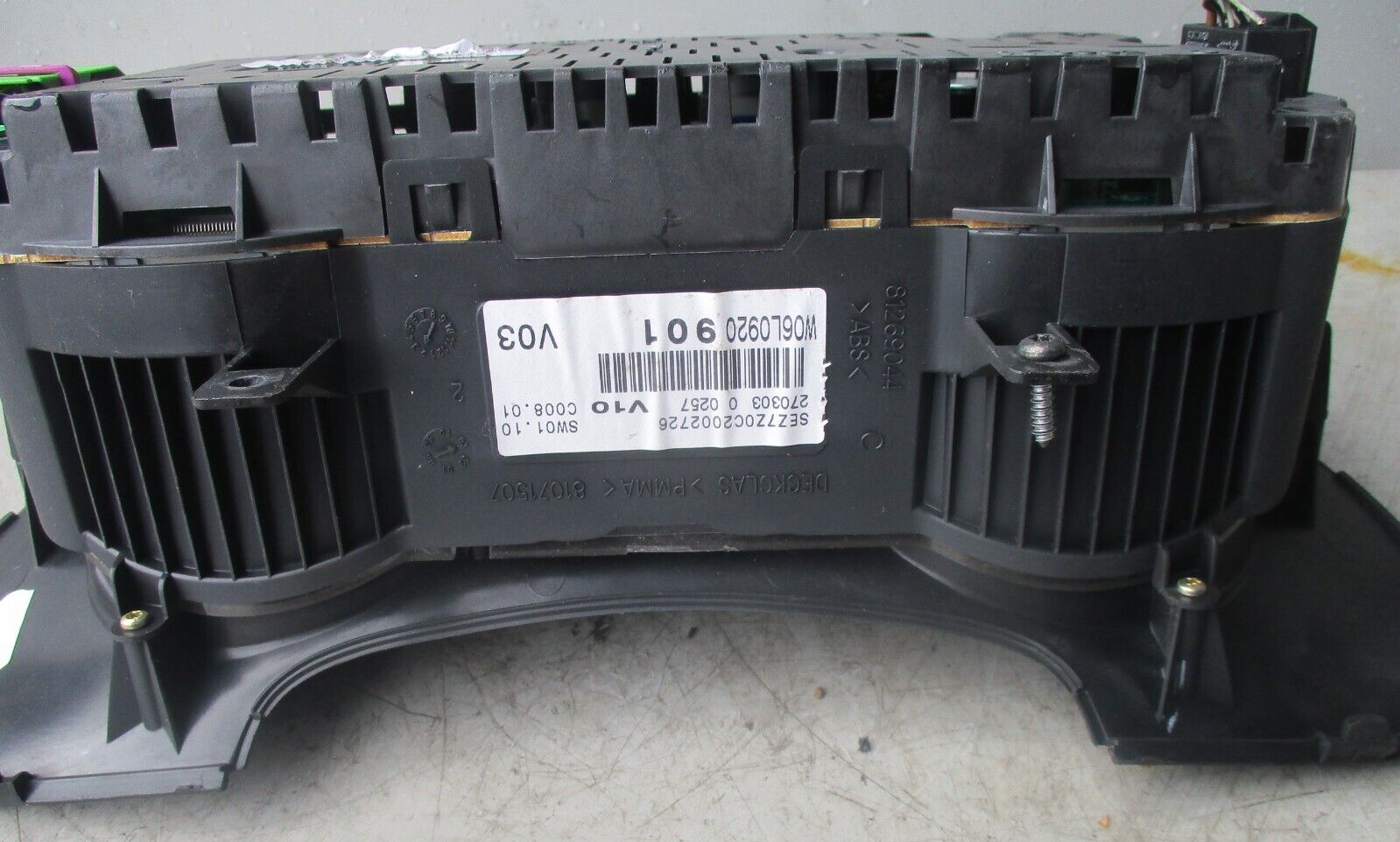 2003 SEAT IBIZA SPEEDOMETER CLOCK INSTRUMENT 81269044