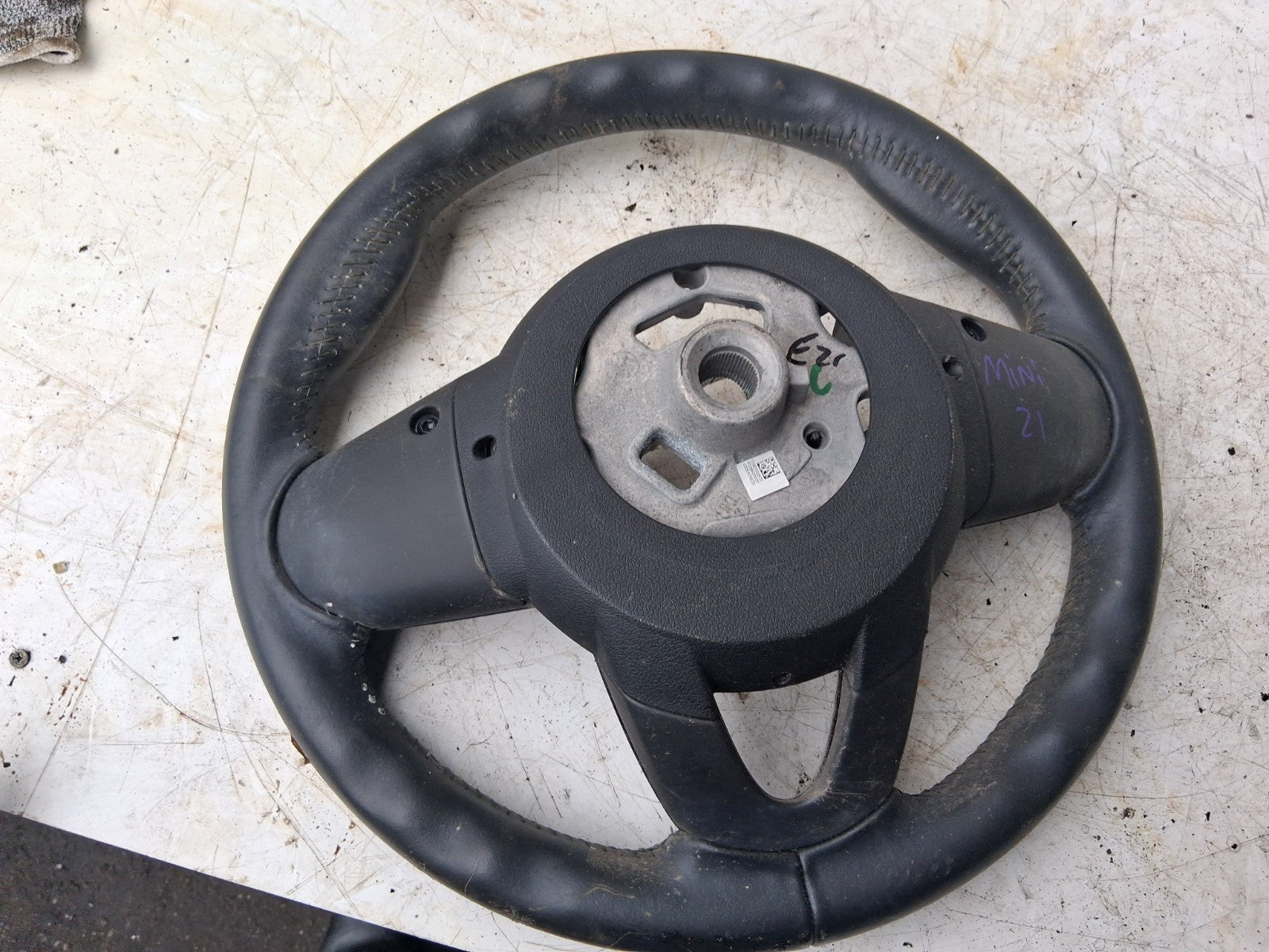 2021 BMW MINI COUNTRYMAN F60 MULTIFUNCTIONAL STEERING WHEEL BLACK SW687459904