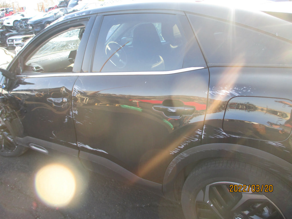 CITROEN C4 MK3 2021 SHINE NS PASSENGER SIDE REAR BARE DOOR SHELL BLACK PEARL EXL
