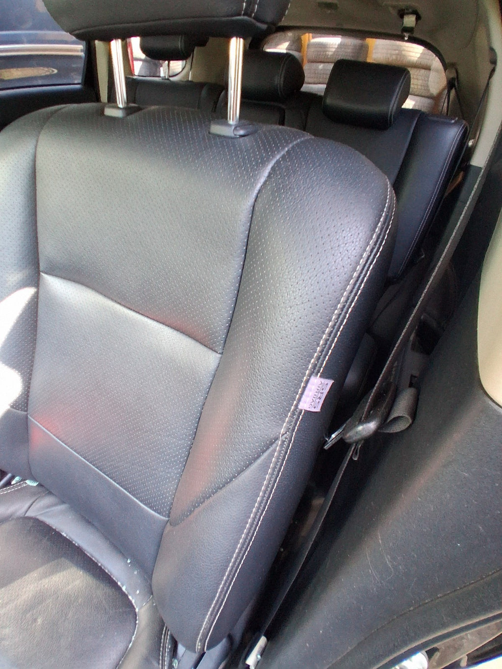 2018 MITSUBISHI OUTLANDER MK3 NSF PASSENGER SIDE FRONT LEATHER COMPLETE SEAT