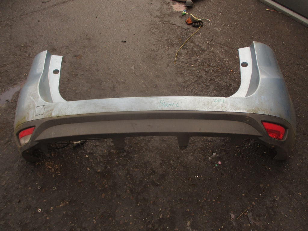 2011 RENAULT SCENIC MK3 COMPLETE REAR BUMPER TERPA BLUE