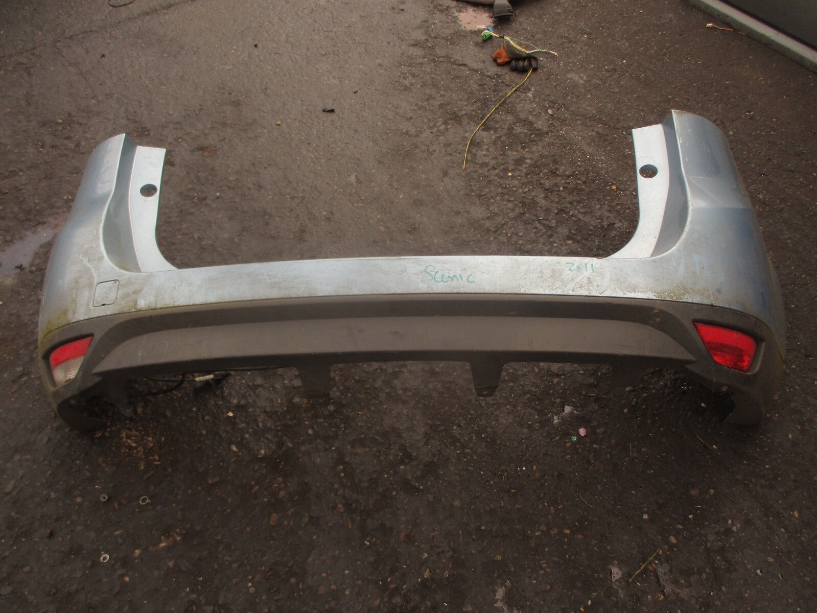2011 RENAULT SCENIC MK3 COMPLETE REAR BUMPER TERPA BLUE