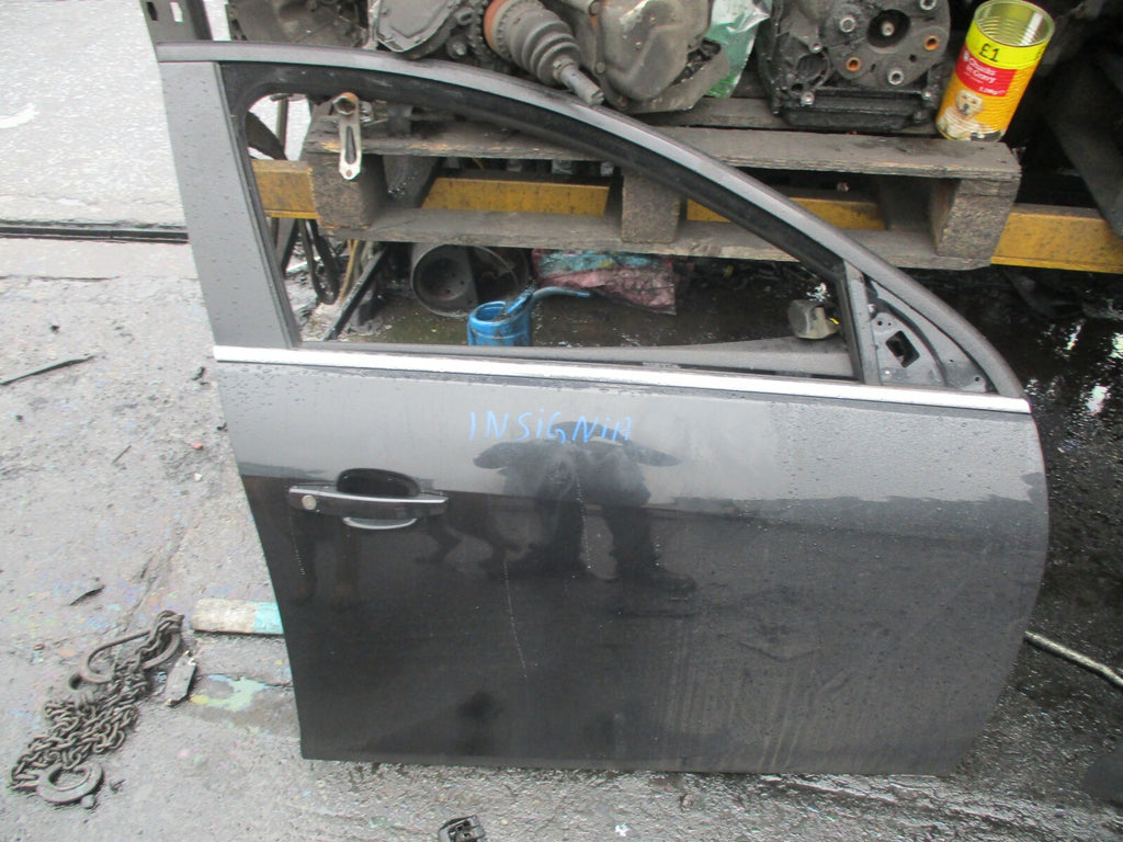 VAUXHALL INSIGNIA A MK1 COMPLETE OSF RIGHT OFF DRIVER SIDE FRONT DOOR BLACK