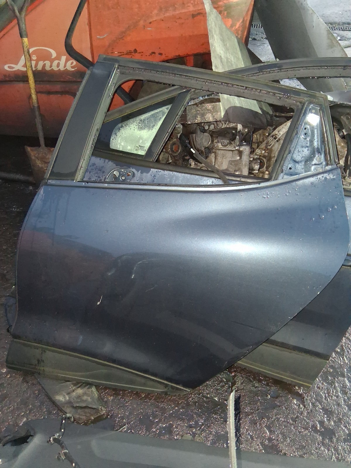 2017 RENAULT CLIO X98 MK4 NSR PASSENGER SIDE REAR LEFT BARE DOOR GREY