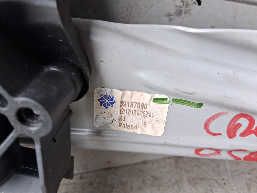 VAUXHALL CROSSLAND X 2018 OSR DRIVER SIDE REAR WINDOW MOTOR & REGULATOR 39187590