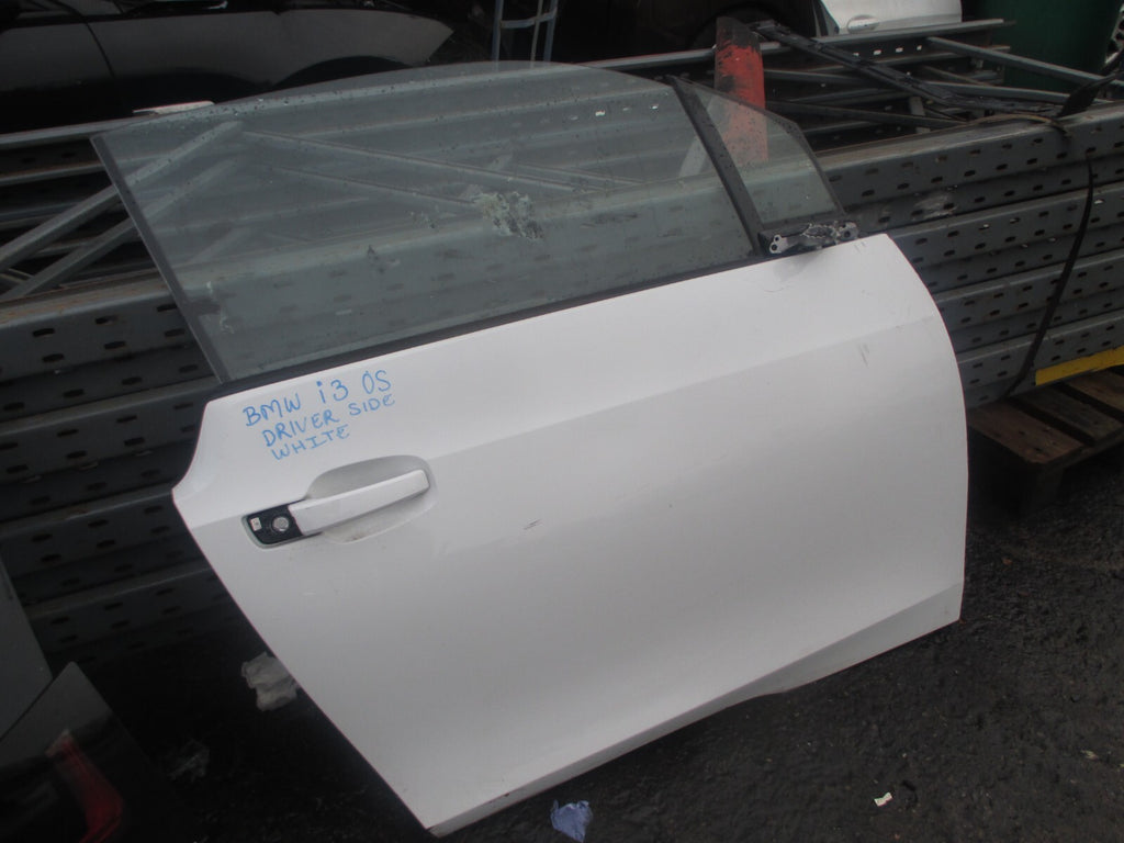 BMW I3 I01 2020 OSF DRIVER SIDE FRONT COMPLETE DOOR WHITE
