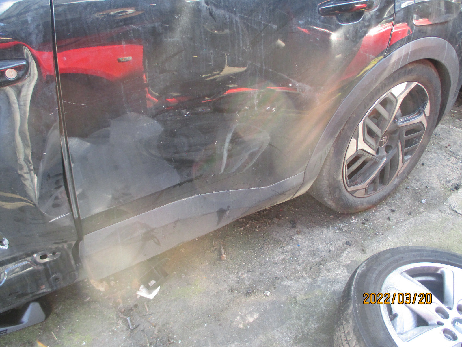 CITROEN C4 MK3 2021 NSR PASSENGER SIDE REAR DOOR PLASTIC TRIM MOULDING