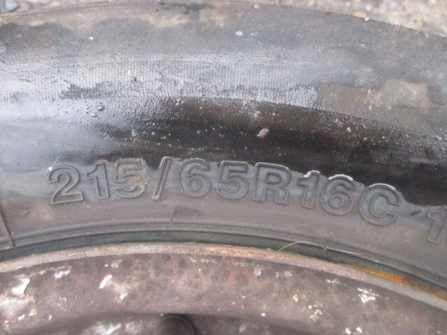 RENAULT TRAFIC 16 INCH STEEL WHEEL WITH TYRE 215/65R16C