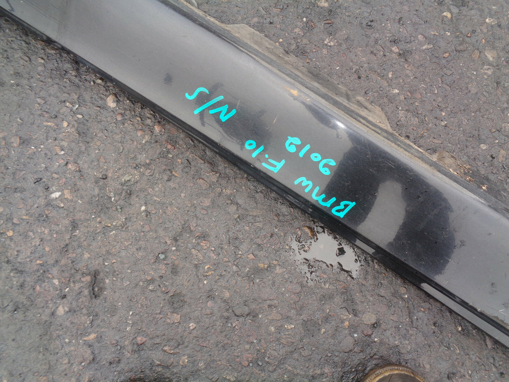BMW 5 SERIES F10 2012 NS PASSENGER SIDE SKIRT BLACK 7237081