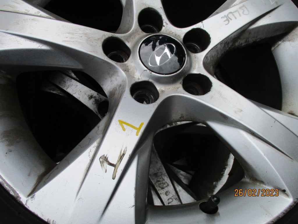 HYUNDAI I40 2012 16 INCH ALLOY WHEEL WITH TYRE 205/60R16 REF 1