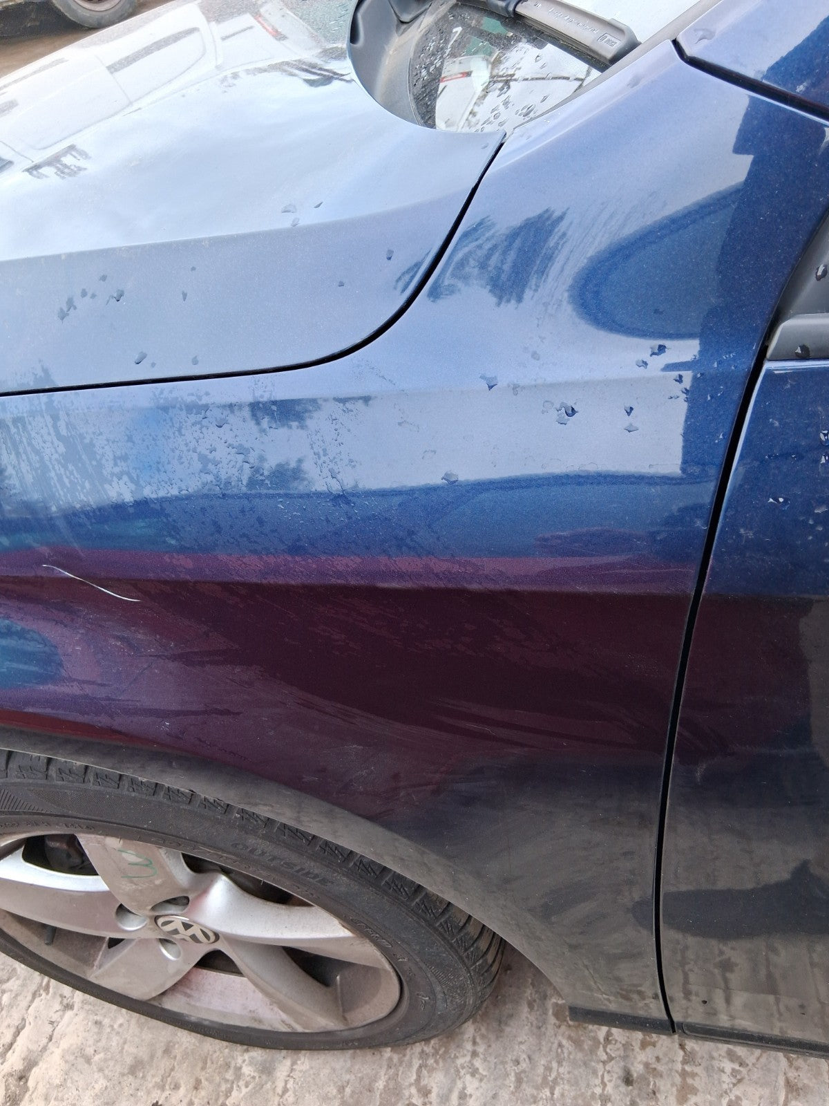 2014 VW VOLKSWAGEN PASSAT B7 SALOON NSF PASSENGER SIDE LEFT WING PANEL BLUE
