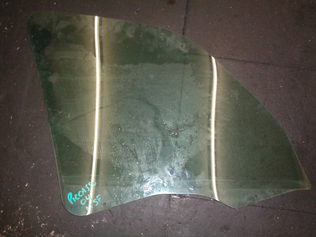 CITROEN XSARA PICASSO 2004 NSF PASSENGER SIDE FRONT DOOR WINDOW GLASS