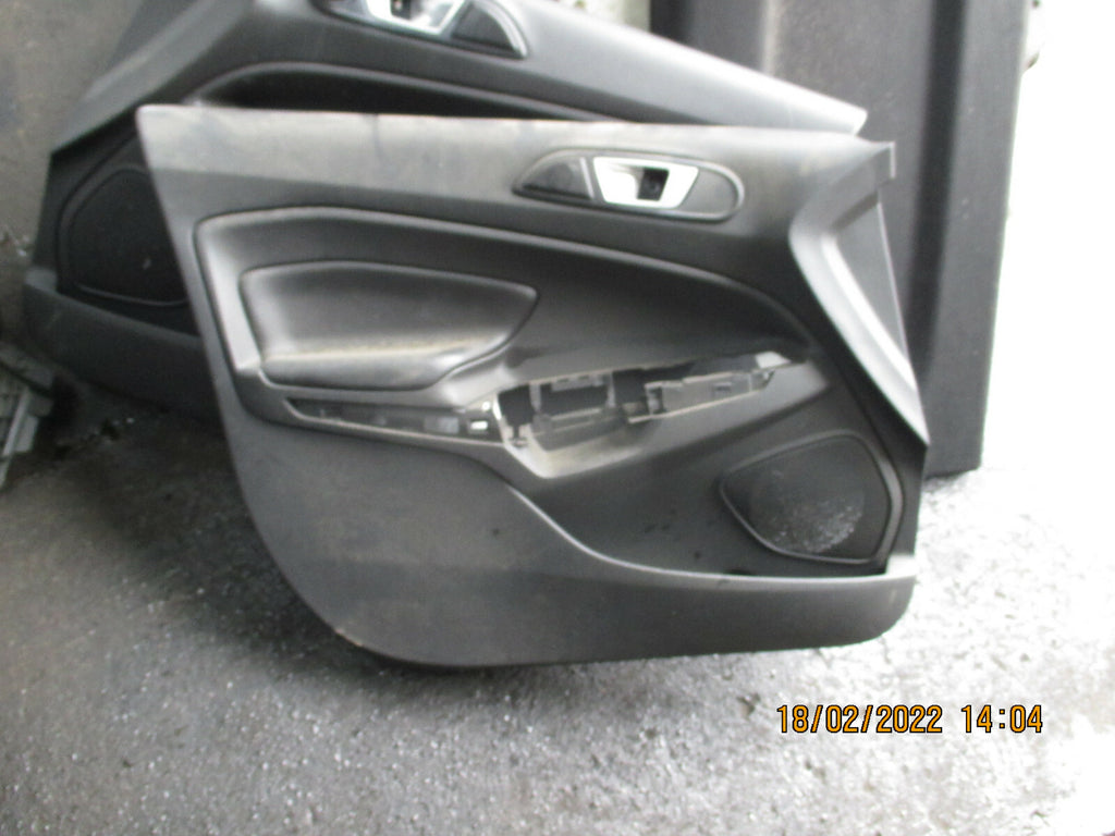 FORD ECOSPORT 2016 NSF PASSENGER SIDE FRONT PLASTIC DOOR CARD PANEL