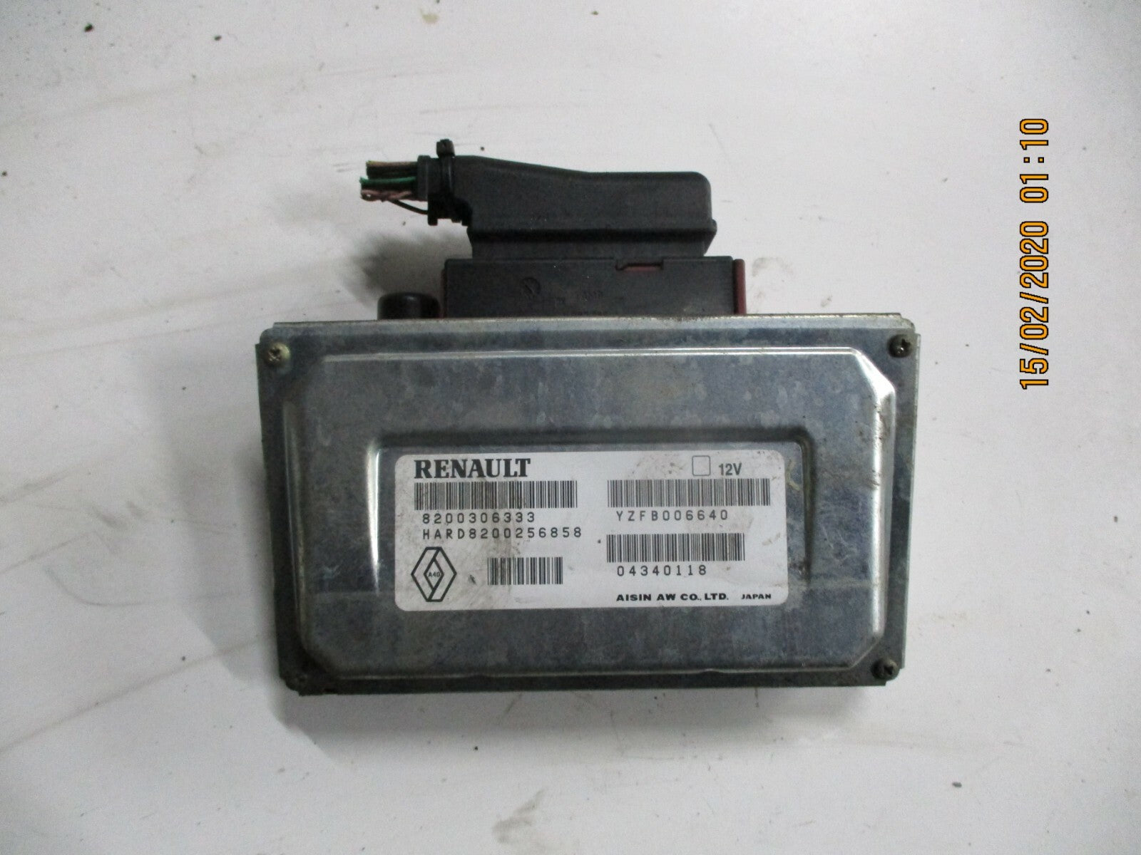 RENAULT LAGUNA MK2 2004 AUTOMATIC GEARBOX CONTROL MODULE ECU 8200306333