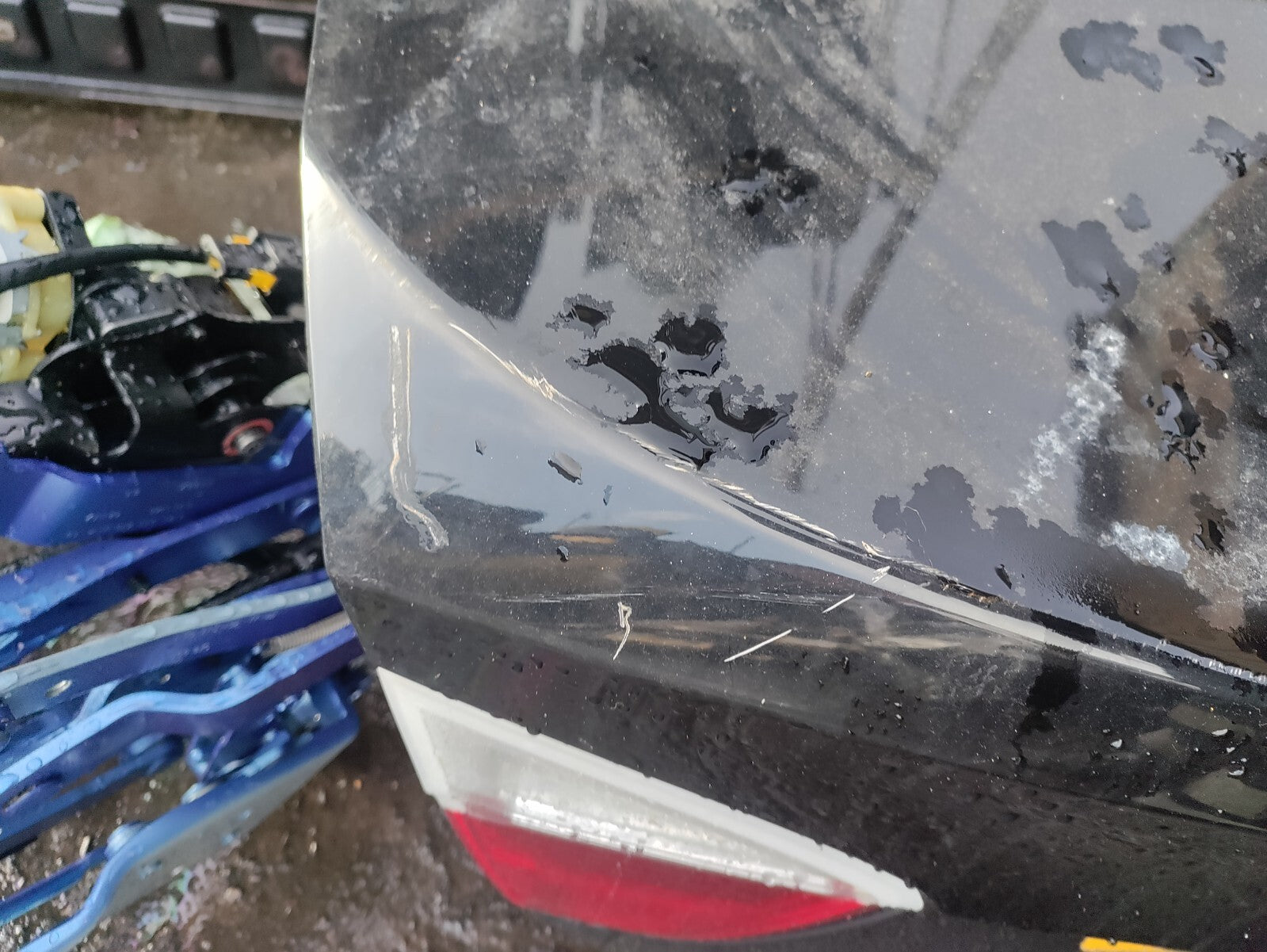 2007 BMW 3 SERIES E90 SALOON REAR BOOTLID BOOT LID COMPLETE BLACK 668