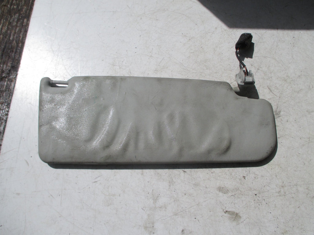 VW VOLKSWAGEN POLO 2014 NSF PASSENGER SIDE FRONT SUN SHADE VISOR GREY MIRROR