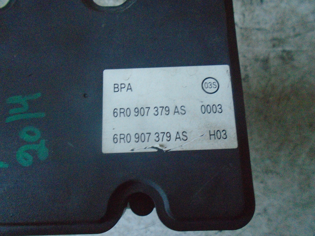 VOLKSWAGEN POLO 2014 MK5 6R ABS BRAKING PUMP 6R0907379