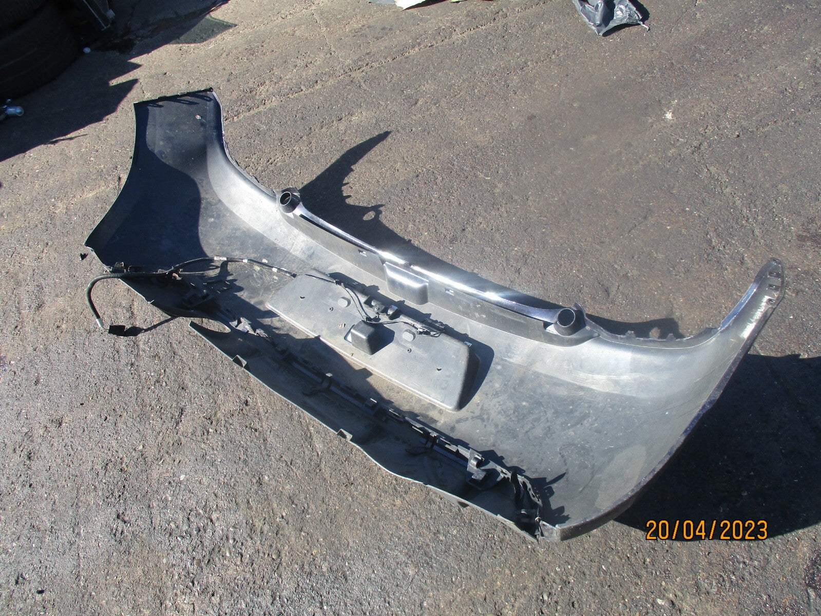 CITROEN DS3 2017 REAR COMPLETE BUMPER PURPLE BLUE