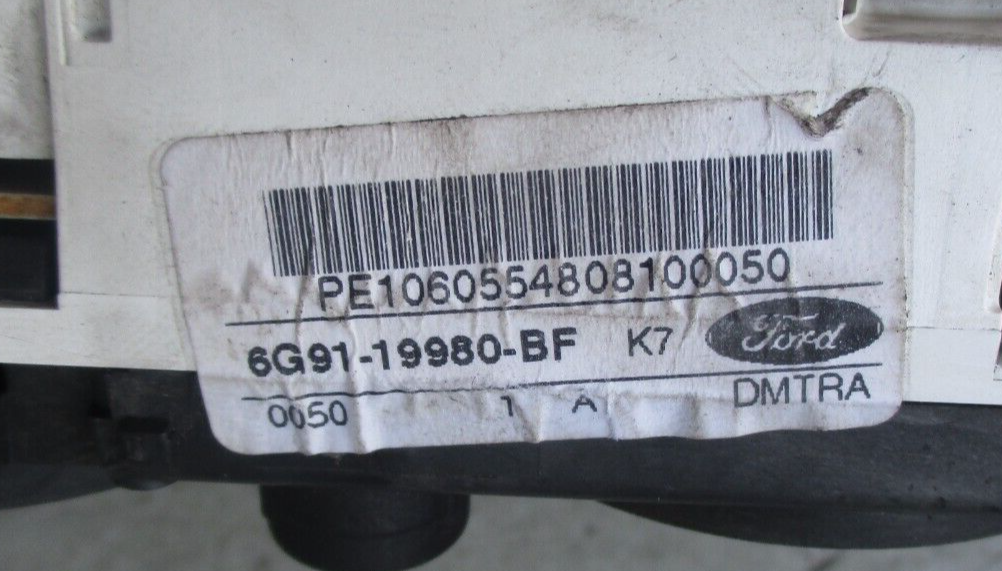 FORD SMAX 2008 HEATER AC CLIMATE CONTROL SWITCH 9G91-19980-BF