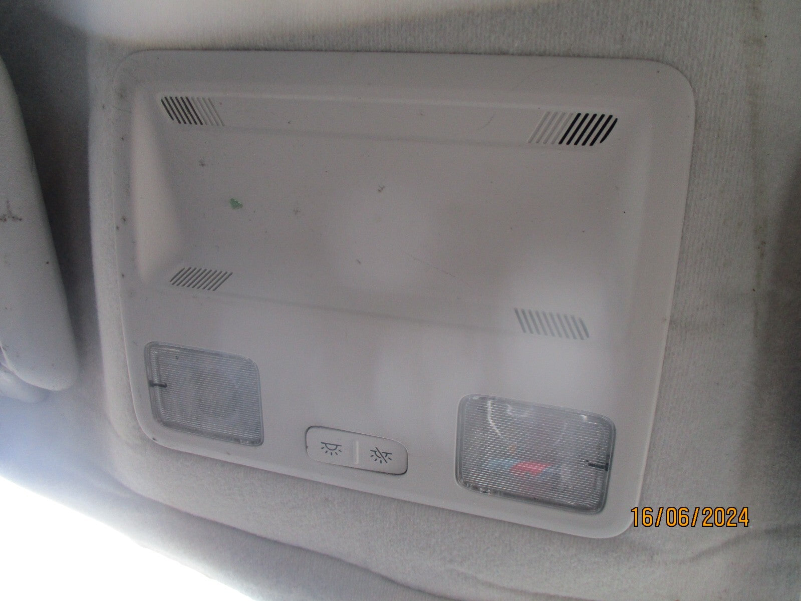 FORD FIESTA MK8 2023 FRONT INTERIOR ROOF READING LIGHT
