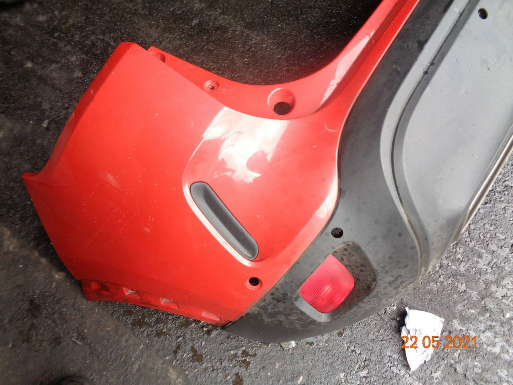 CITROEN C5 AIRCROSS 2019 REAR BACK PLASTIC BUMPER IN RED WITH SOME TRIMS