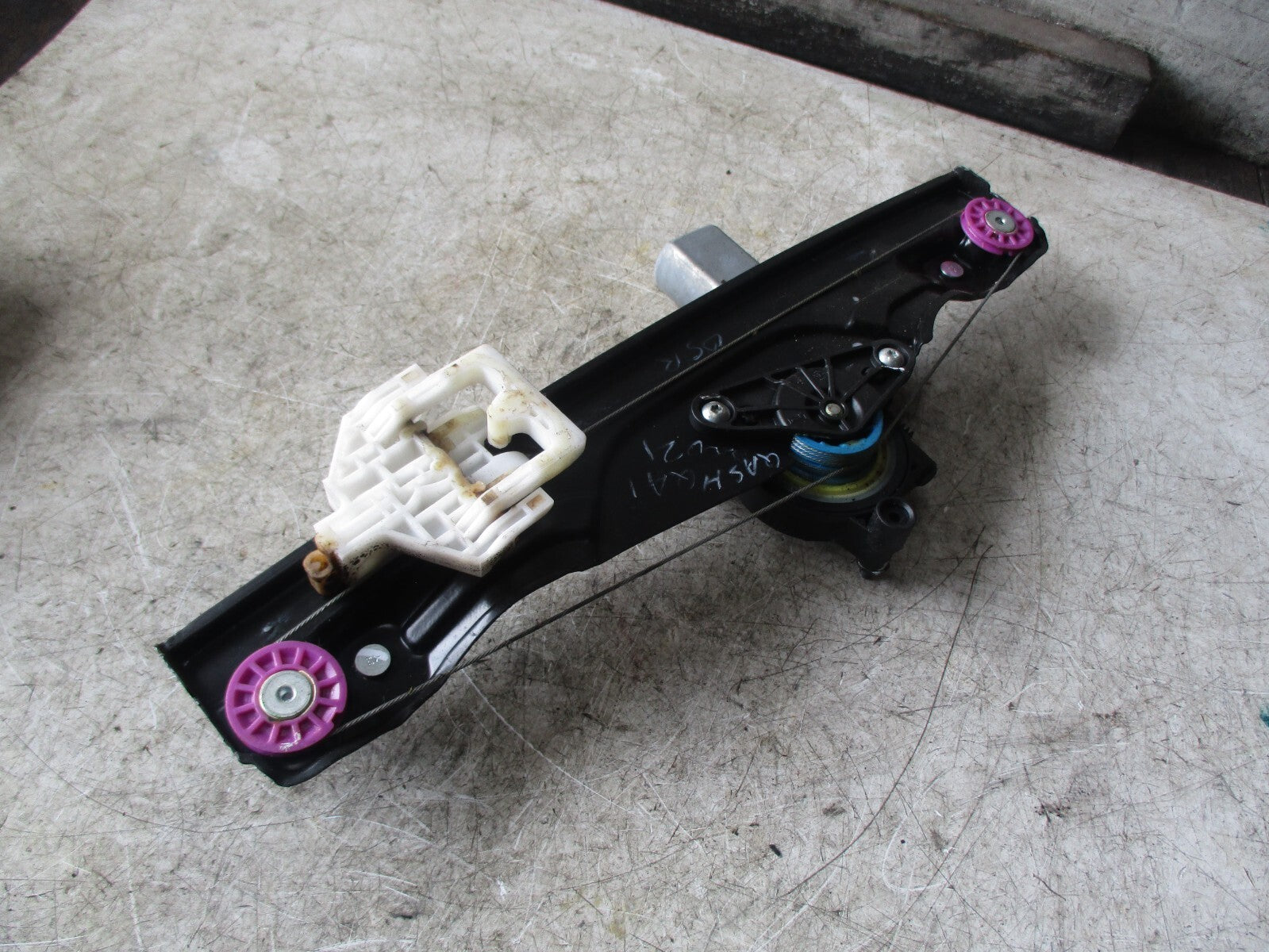 MINI CLUBMAN F54 2016 OSR DRIVER SIDE REAR WINDOW MOTOR REGULATOR 7344140