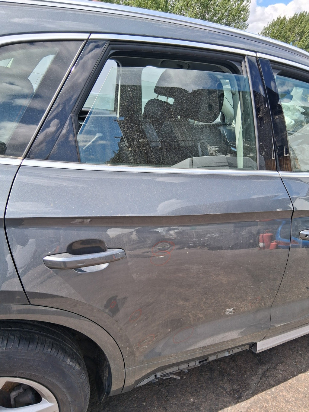 2019 AUDI Q5 ESTATE FY OSR DRIVER SIDE REAR DOOR LOCK MECHANISM
