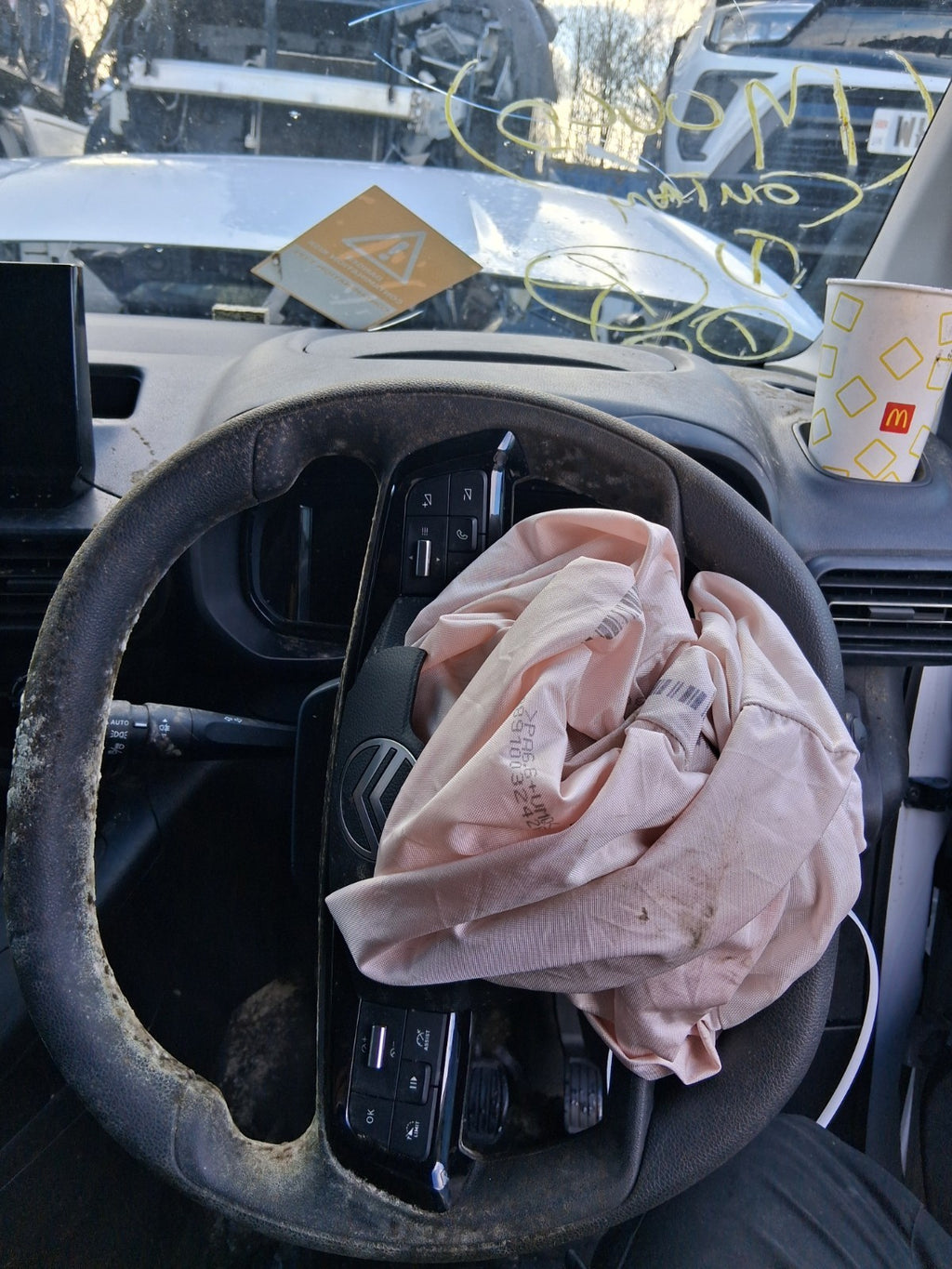 2024 CITROEN BERLINGO MK3 K9 MULTIFUNCTION STEERING WHEEL