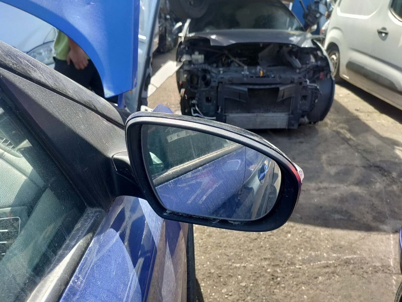 2019 HYUNDAI I20 MK2 FACELIFT OSF DRIVER SIDE RIGHT WING MIRROR BLACK