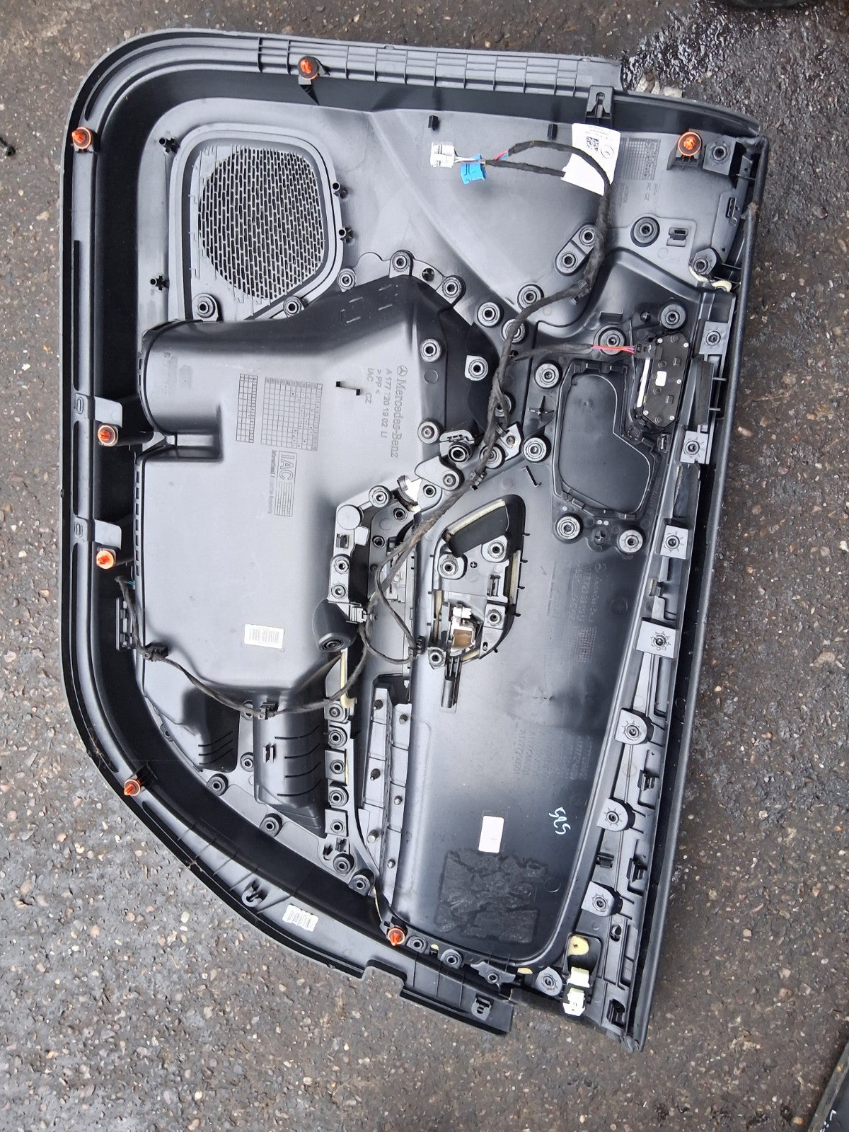 2021 MERCEDES A CLASS SALOON V177 NSF PASSENGER FRONT LEFT DOOR CARD A1777203900