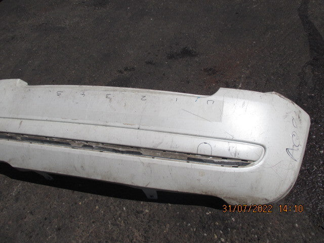 FIAT 500 2012 REAR BUMPER WHITE CREAM DAMAGED