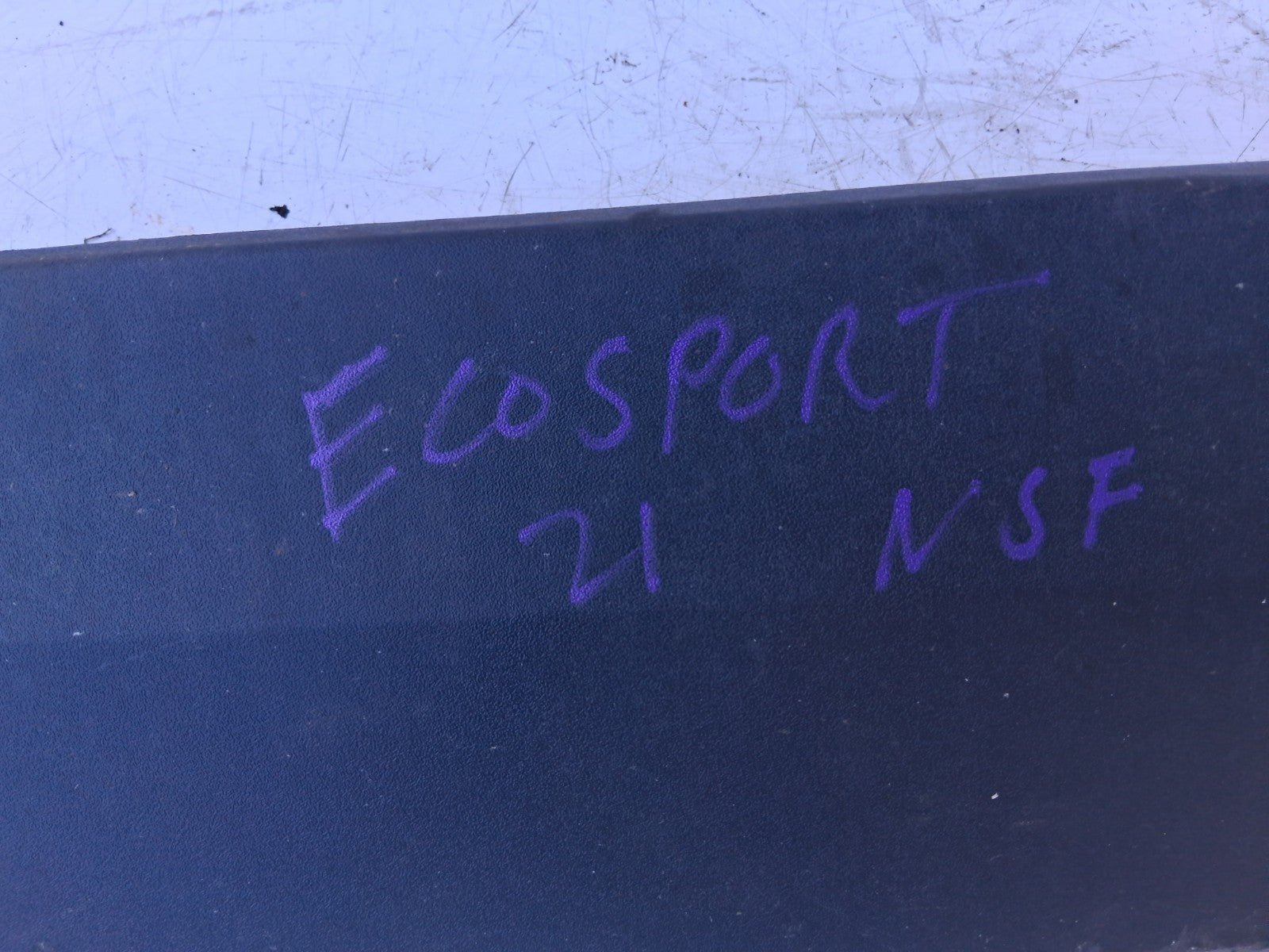 2021 FORD ECOSPORT 71 NSF NEAR LEFT FRONT DOOR STRIP MOULD / TRIM GN15N20848AAW