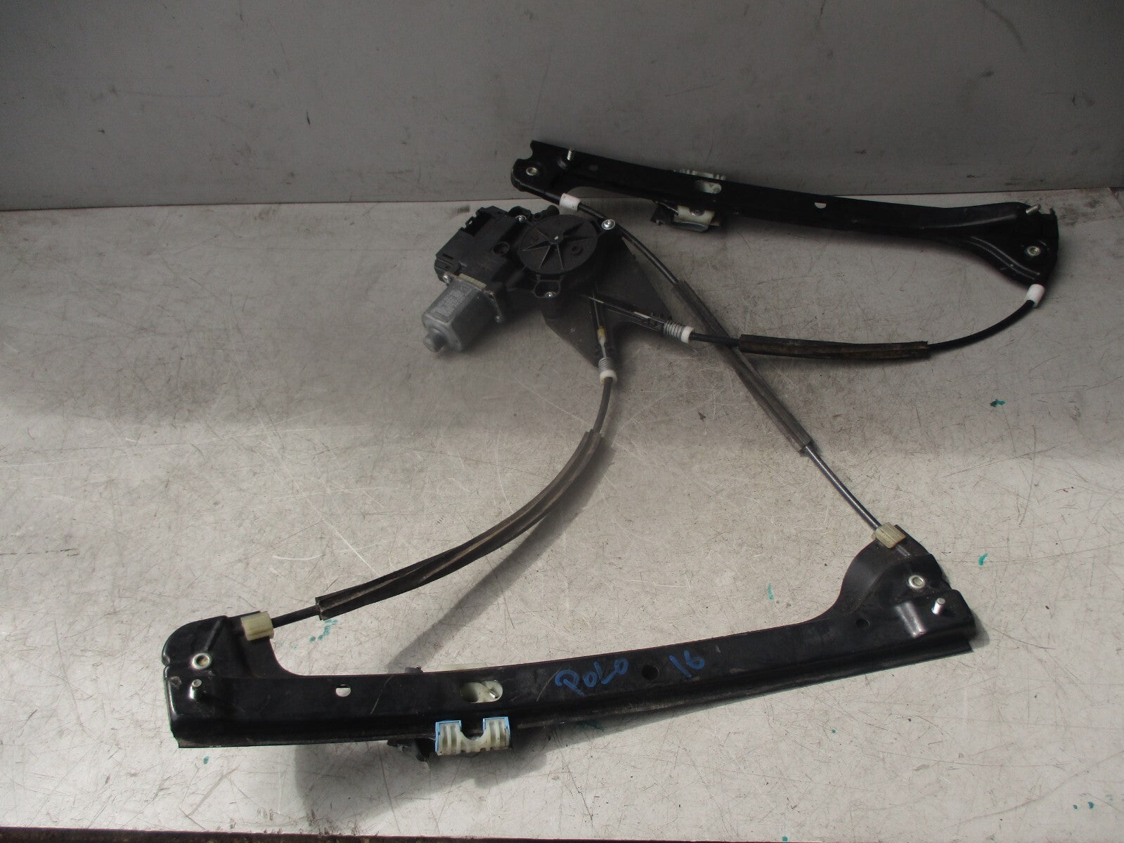 2016 VW POLO 6R MK5 NSR PASSENGER SIDE REAR WINDOW MOTOR & REGULATOR 6R0959801BB