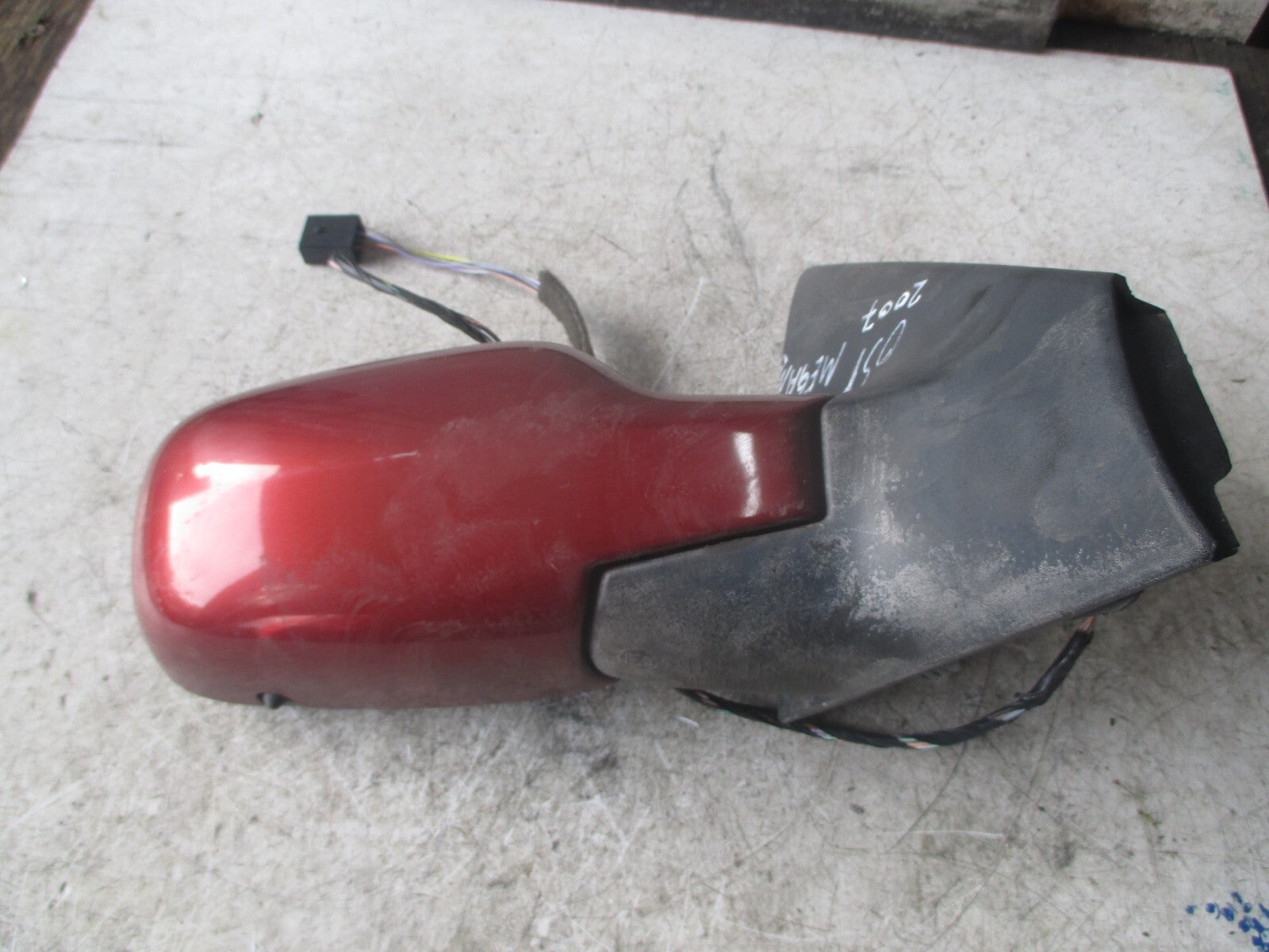 RENAULT MEGANE 2007 OSF DRIVER SIDE FRONT WING MIRROR