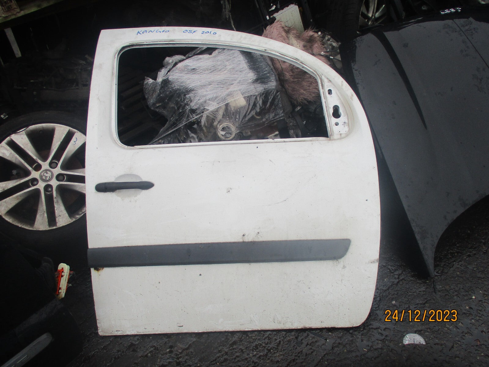 2010 RENAULT KANGOO MK2 OSF DRIVER SIDE FRONT BARE DOOR WHITE