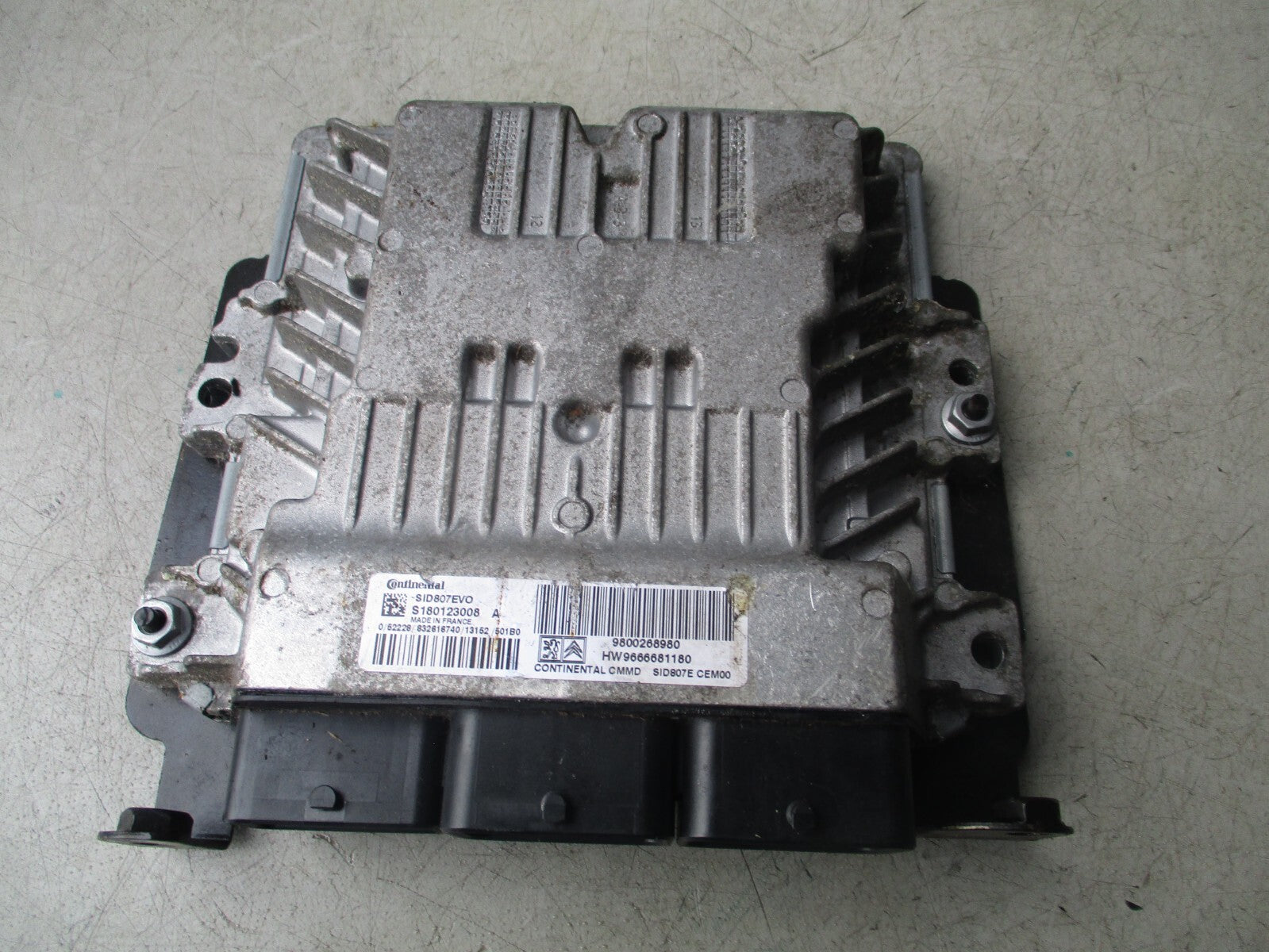 2013 PEUGEOT 5008 MK1 1.6 DIESEL ECU ENGINE CONTROL MODULE UNIT 9800268980
