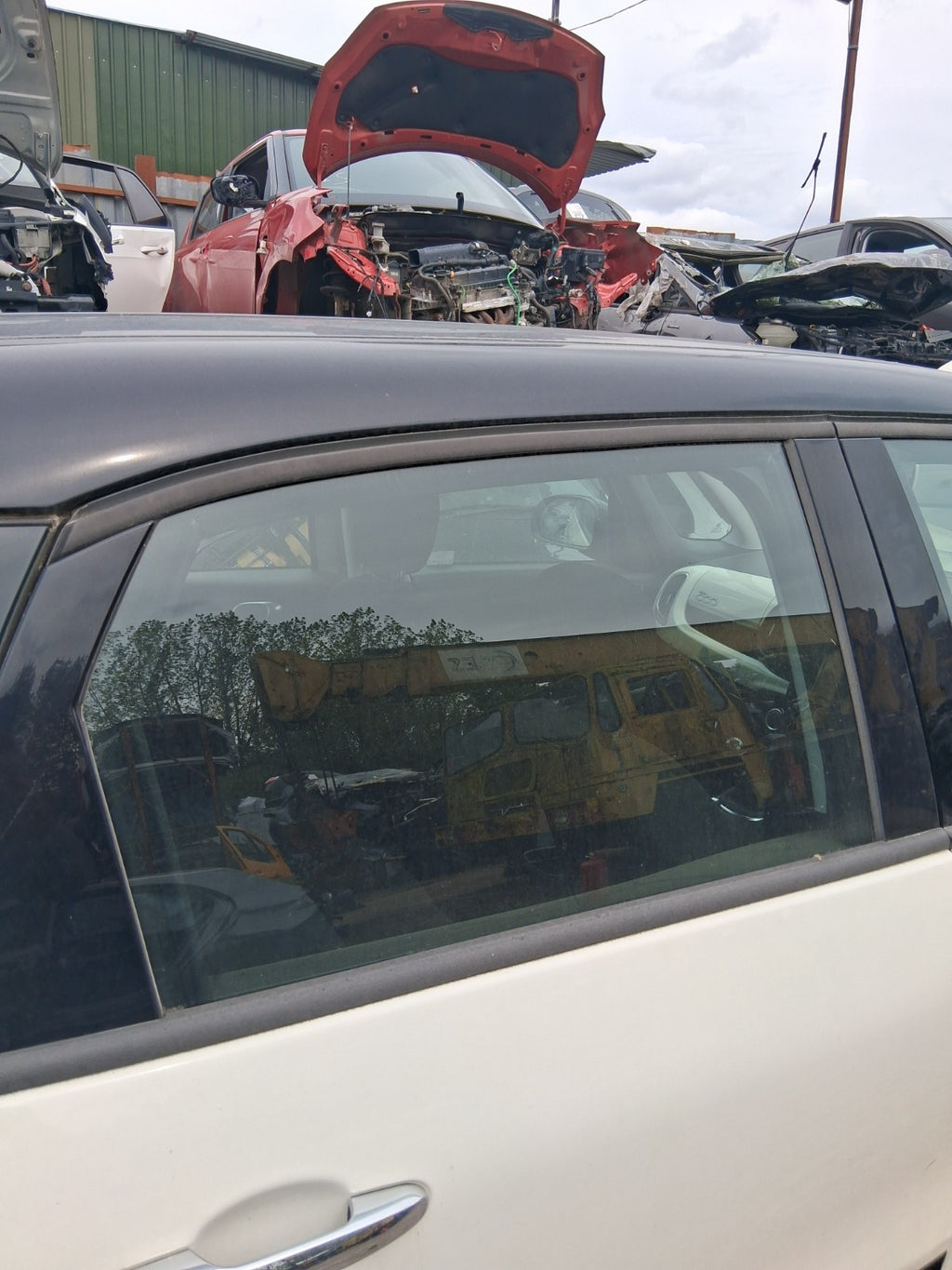 2019 FIAT 500L URBAN OSR DRIVER SIDE REAR WINDOW GLASS