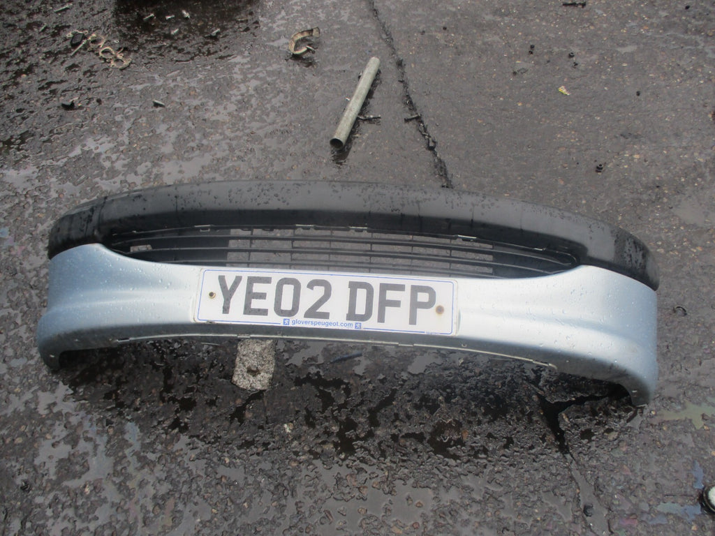 PEUGEOT 206 2002 FRONT COMPLETE BUMPER BLUE