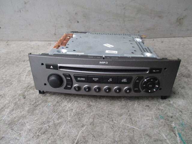 2009 PEUGEOT 308 MK1 RADIO STEREO CD PLAYER HEAD UNIT 96650206XH