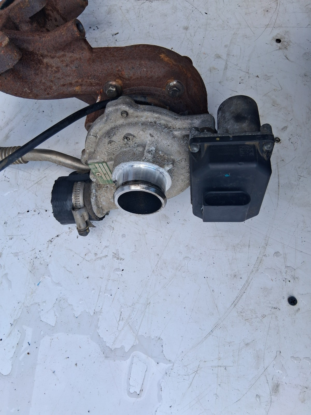 HYUNDAI I10 MK2 2015 TURBOCHARGER EXHAUST MANIFOLD 16351013565